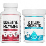 Private Labels 60 Billion Probiotics Supplement Lactobacillus Acidophilus Probiotic Tablets Capsules for Digestive Health