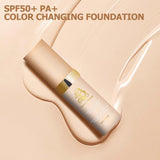 4-in-1 Liquid Concealer Foundation Moisturizing Not Easy to Take off Makeup Improving Skin Tone Including Sunscreen Waterproof